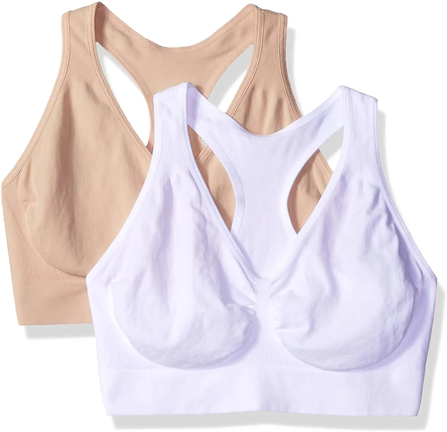 2 Pack Hanes Ultimate Women's Comfy Support Wire-free Bra