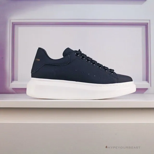 Alexander McQueen Black / White Sole Lace Up Sneaker