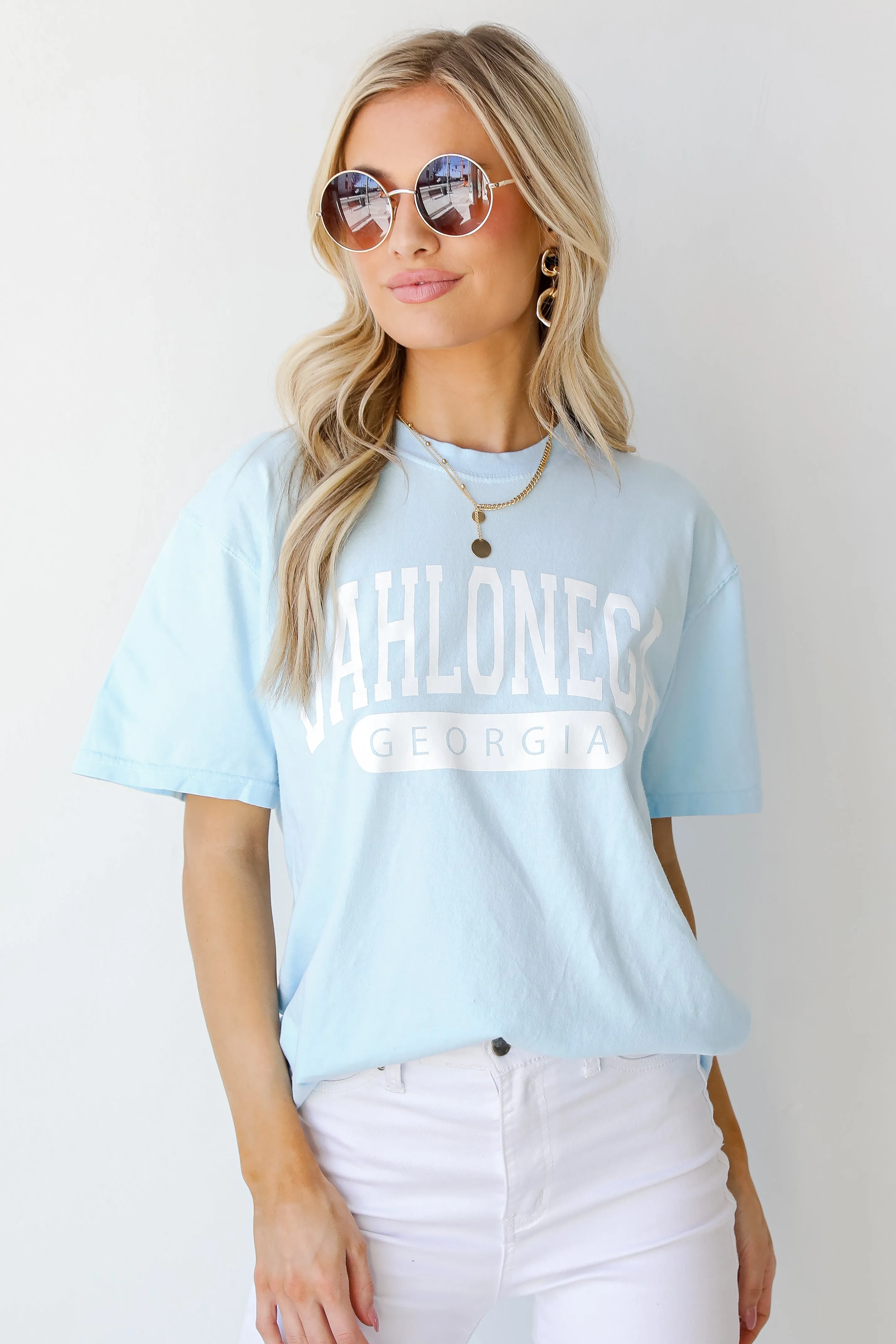 Blue Dahlonega Georgia Tee