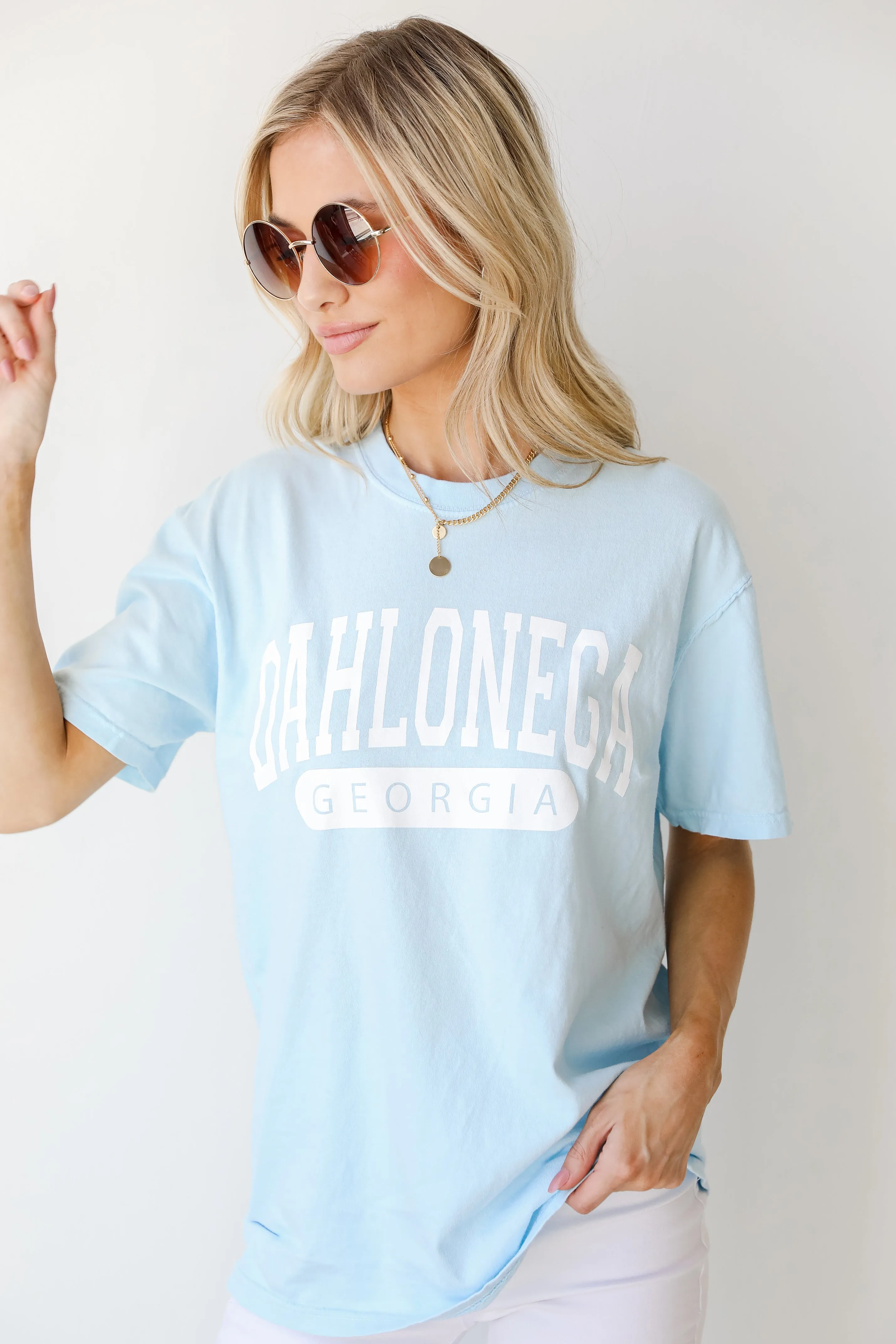 Blue Dahlonega Georgia Tee