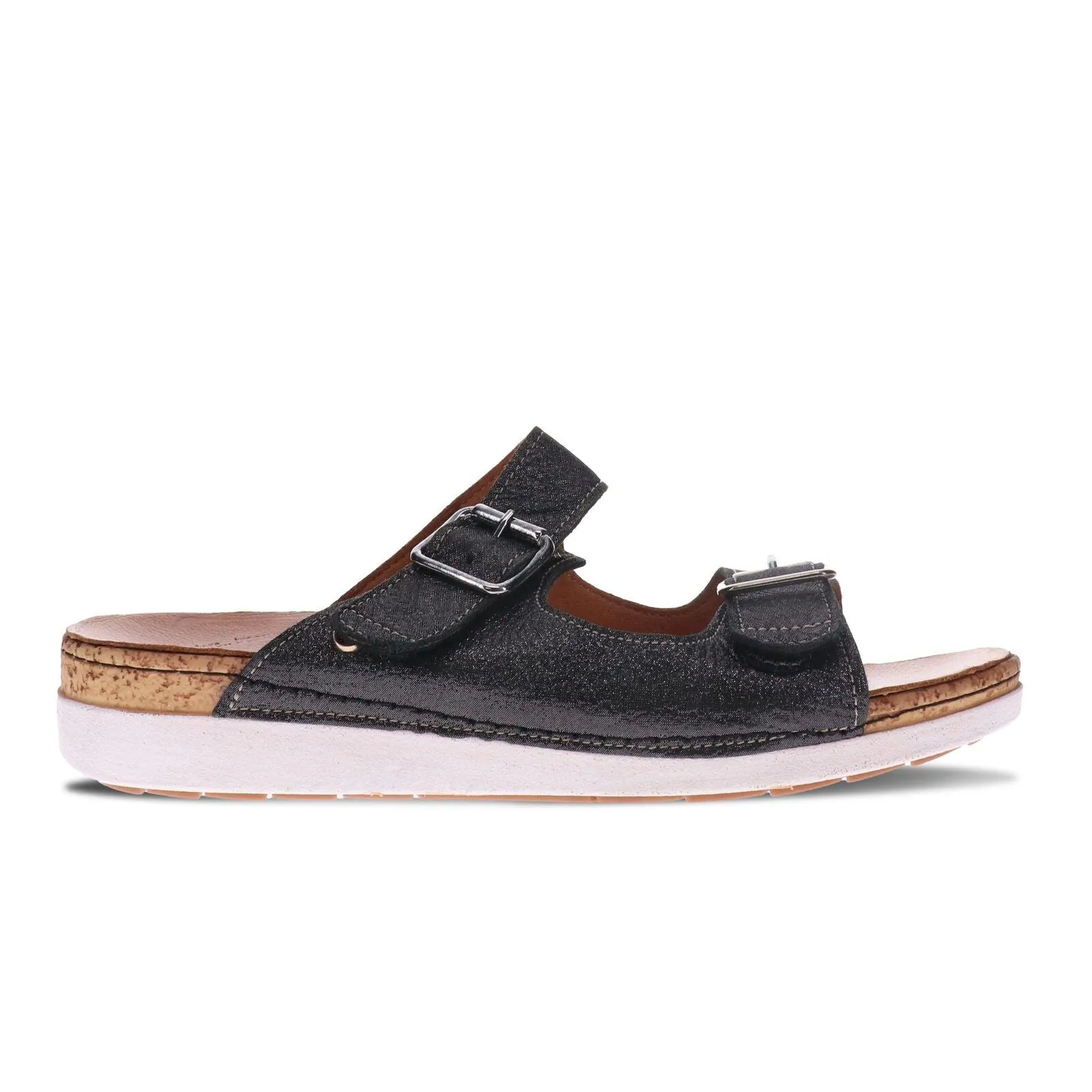 Brighton 2 Strap Slide Sandal - Final Sale