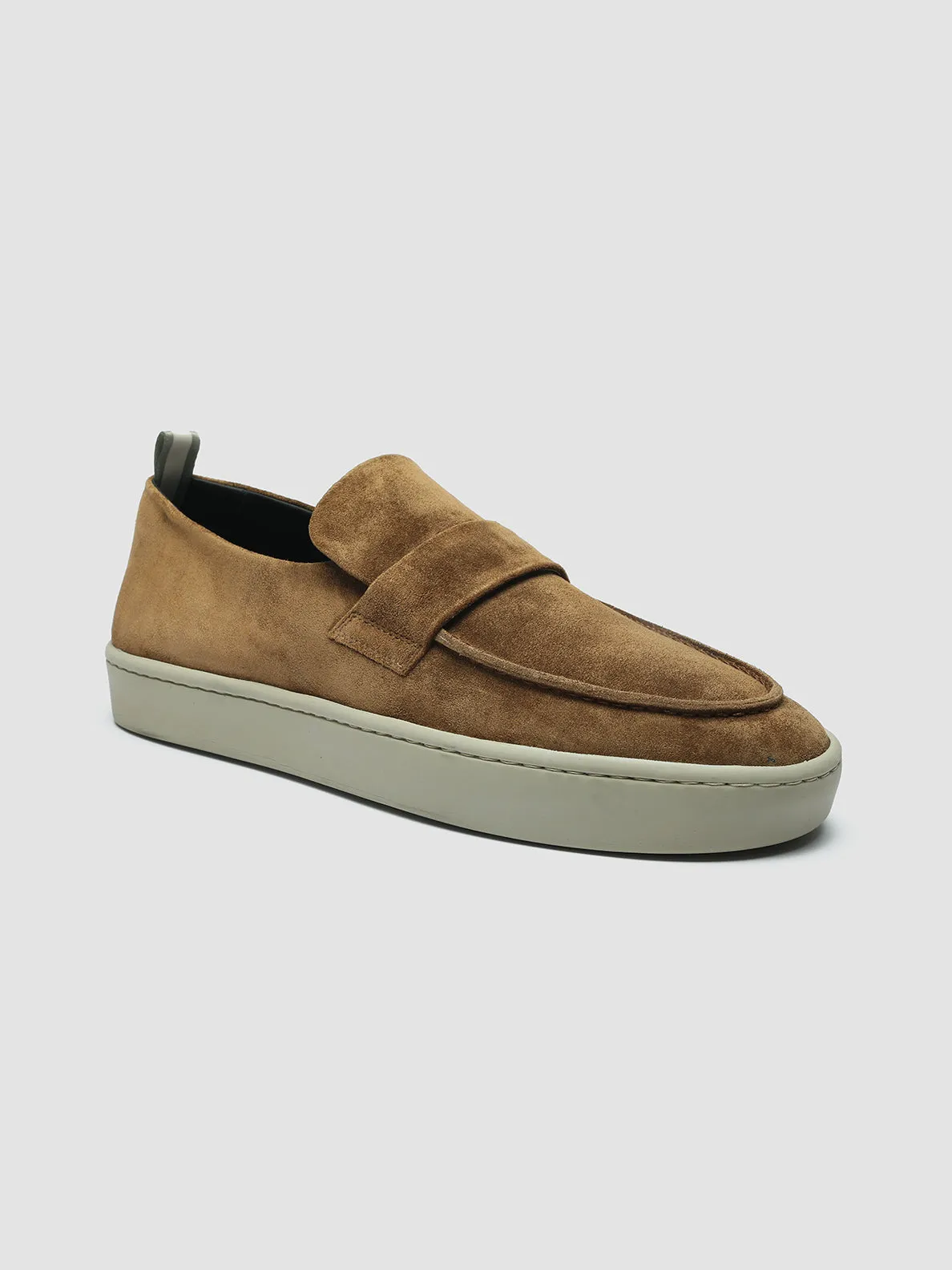 BUG 001 - Brown Suede Penny Loafers