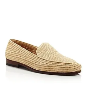 CASABLANCA1942 Mens Beppe Raffia Apron-Toe Loafers