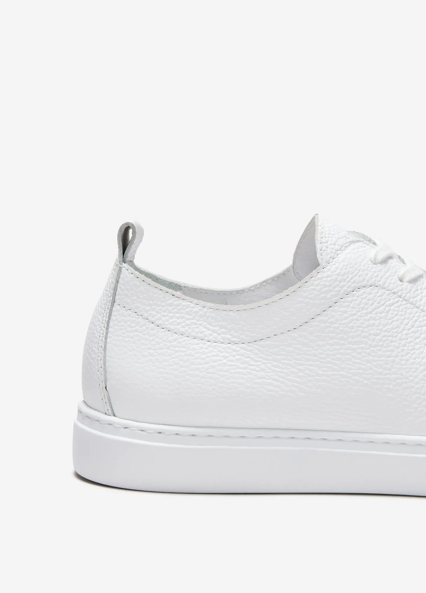 Clean Textured Sneaker White