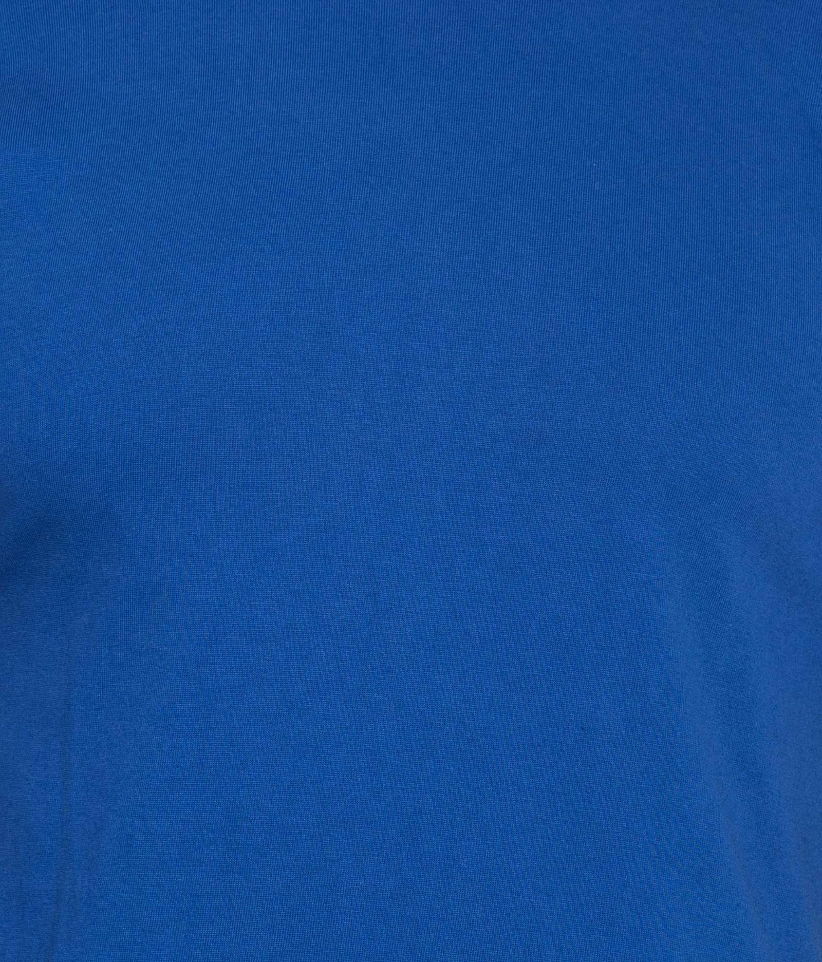 Cliths Men's Royal Blue Round Neck Solid T-shirts