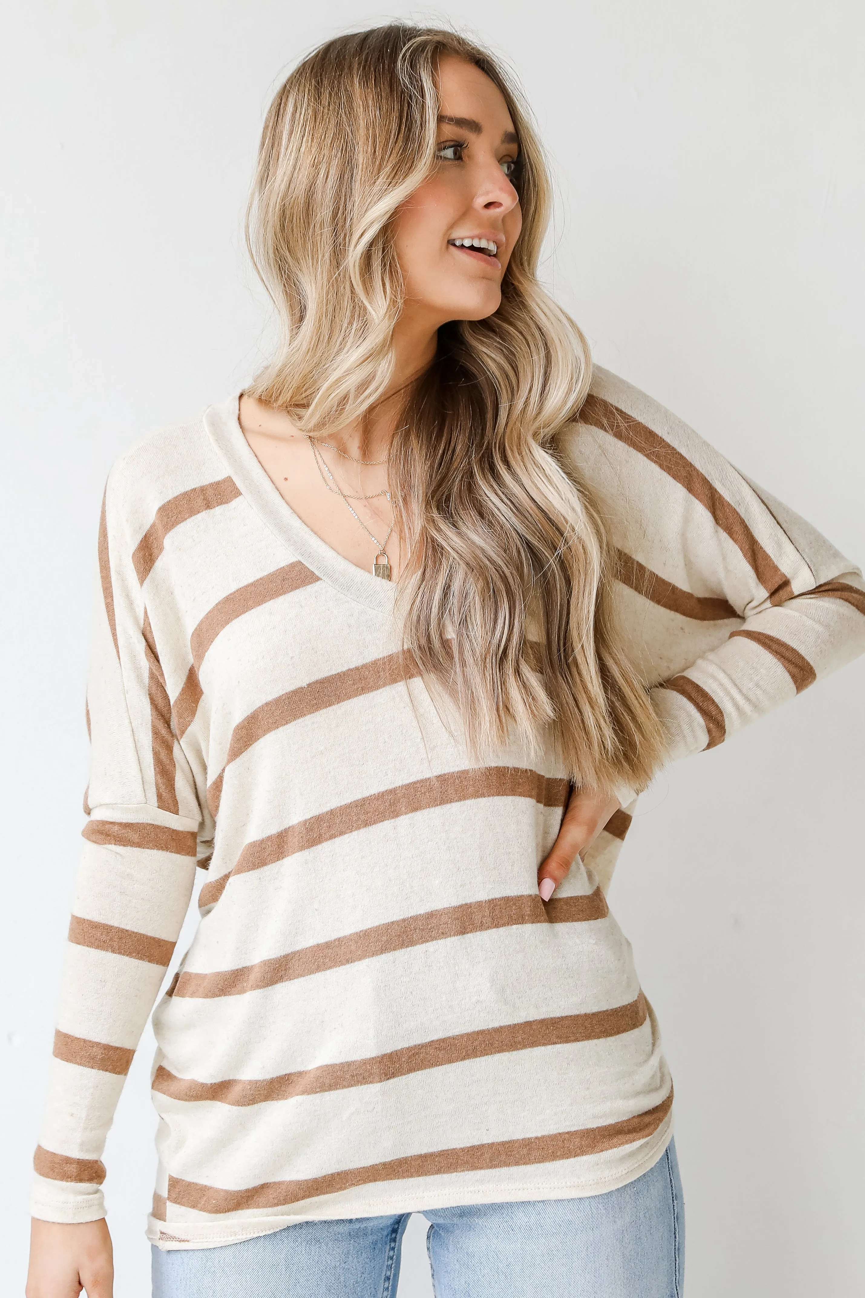 Cool Days Oversized Striped Top