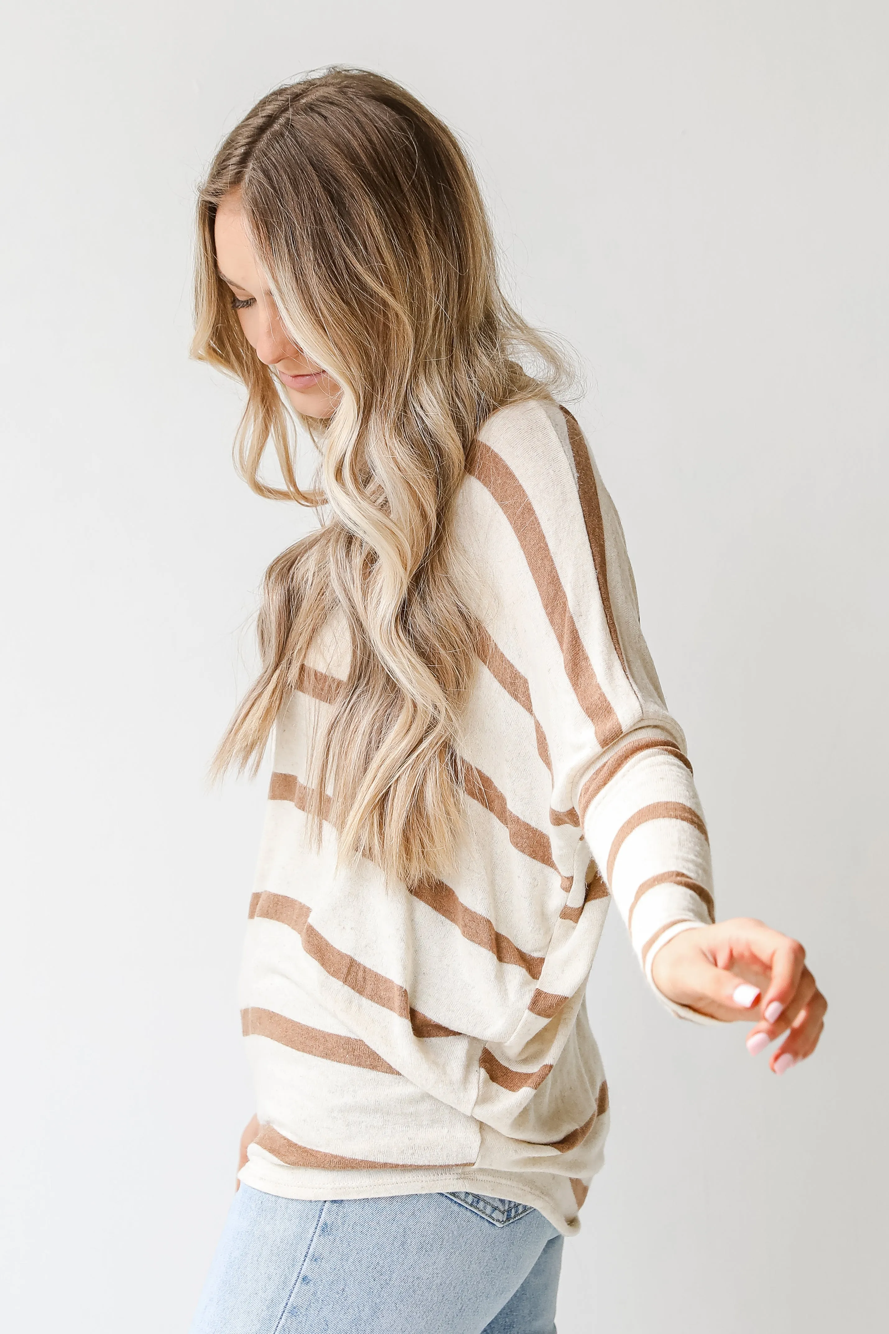 Cool Days Oversized Striped Top