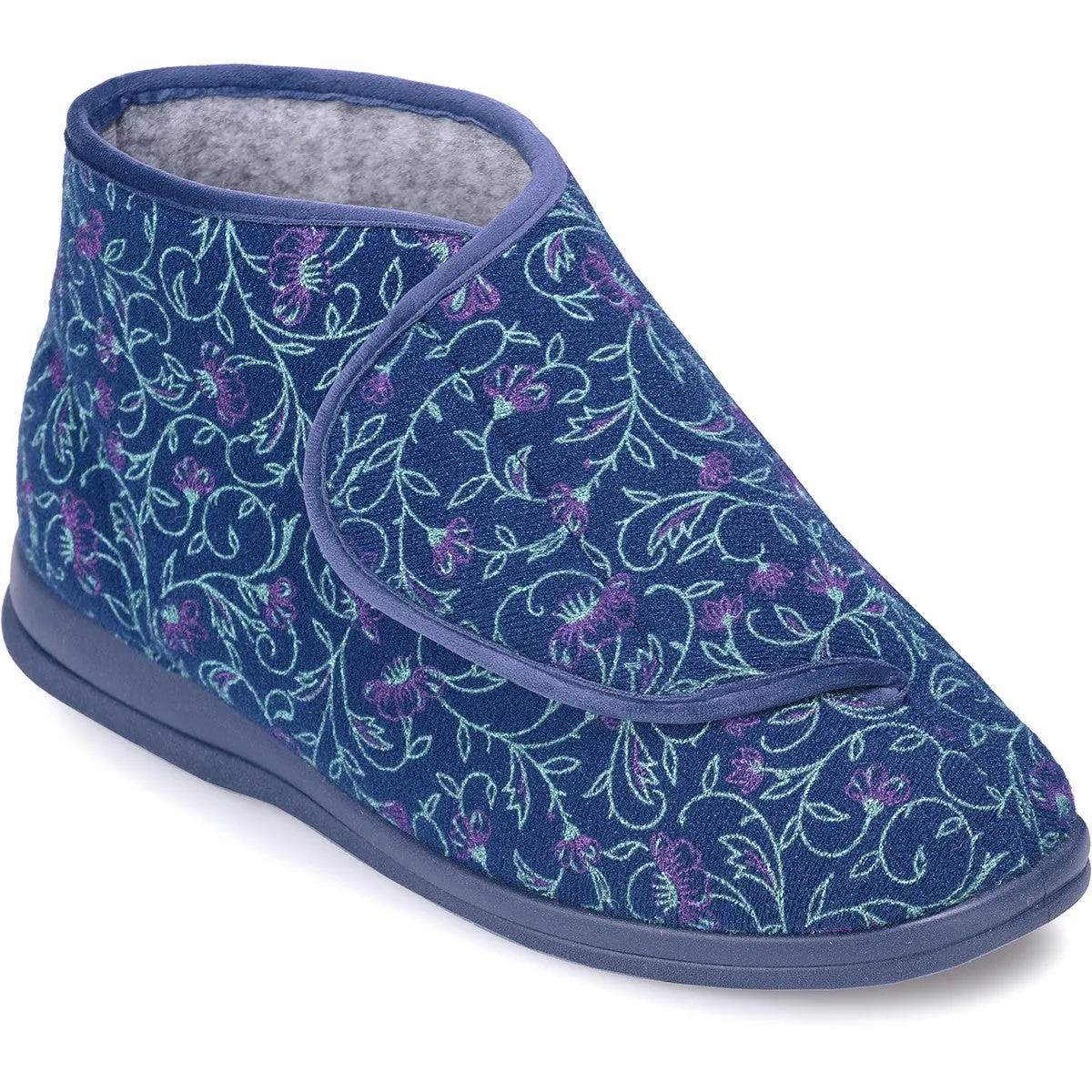 Cosyfeet Elise - 6E Ladies Extra Roomy Bootie Slippers - Ireland