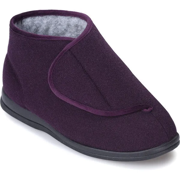 Cosyfeet Elise - 6E Ladies Extra Roomy Bootie Slippers - Ireland