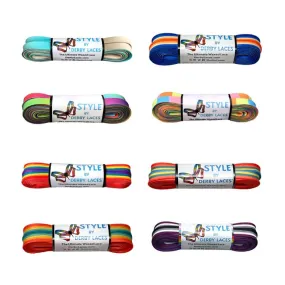 Derby Laces Style Rainbow Laces 96" (244cm)