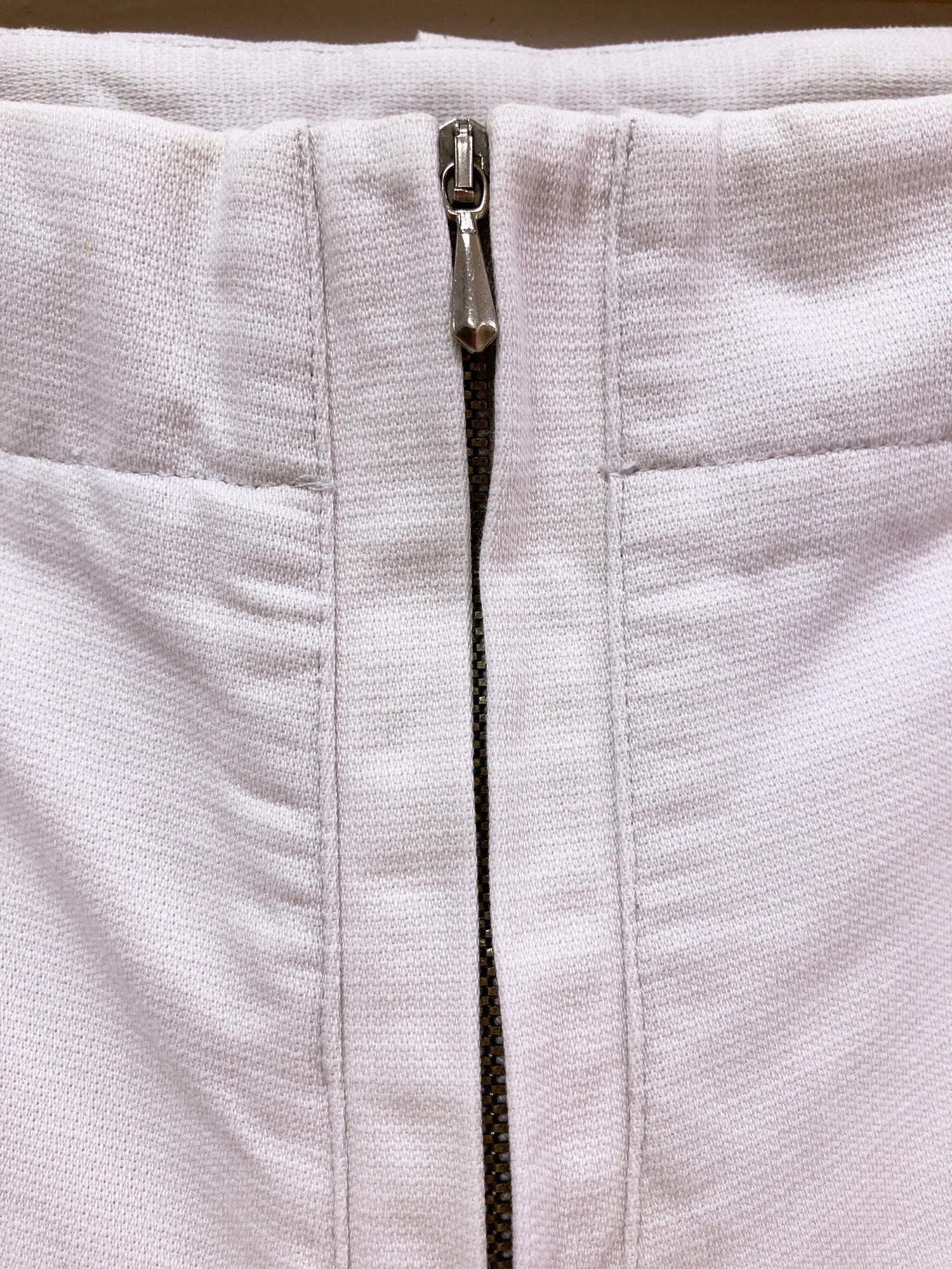 Dirk Bikkembergs off-white cotton trousers with back thigh pockets - mens S