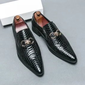 Double O-Ring Appliques Loafers