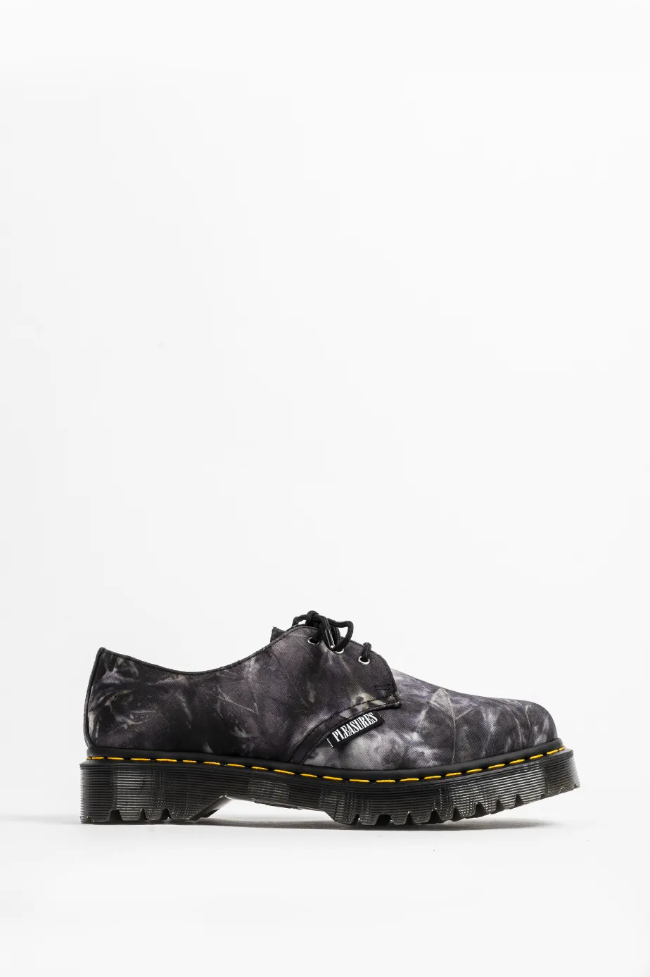 DR MARTENS X PLEASURES 1461 BEX BLACK TIE DYE