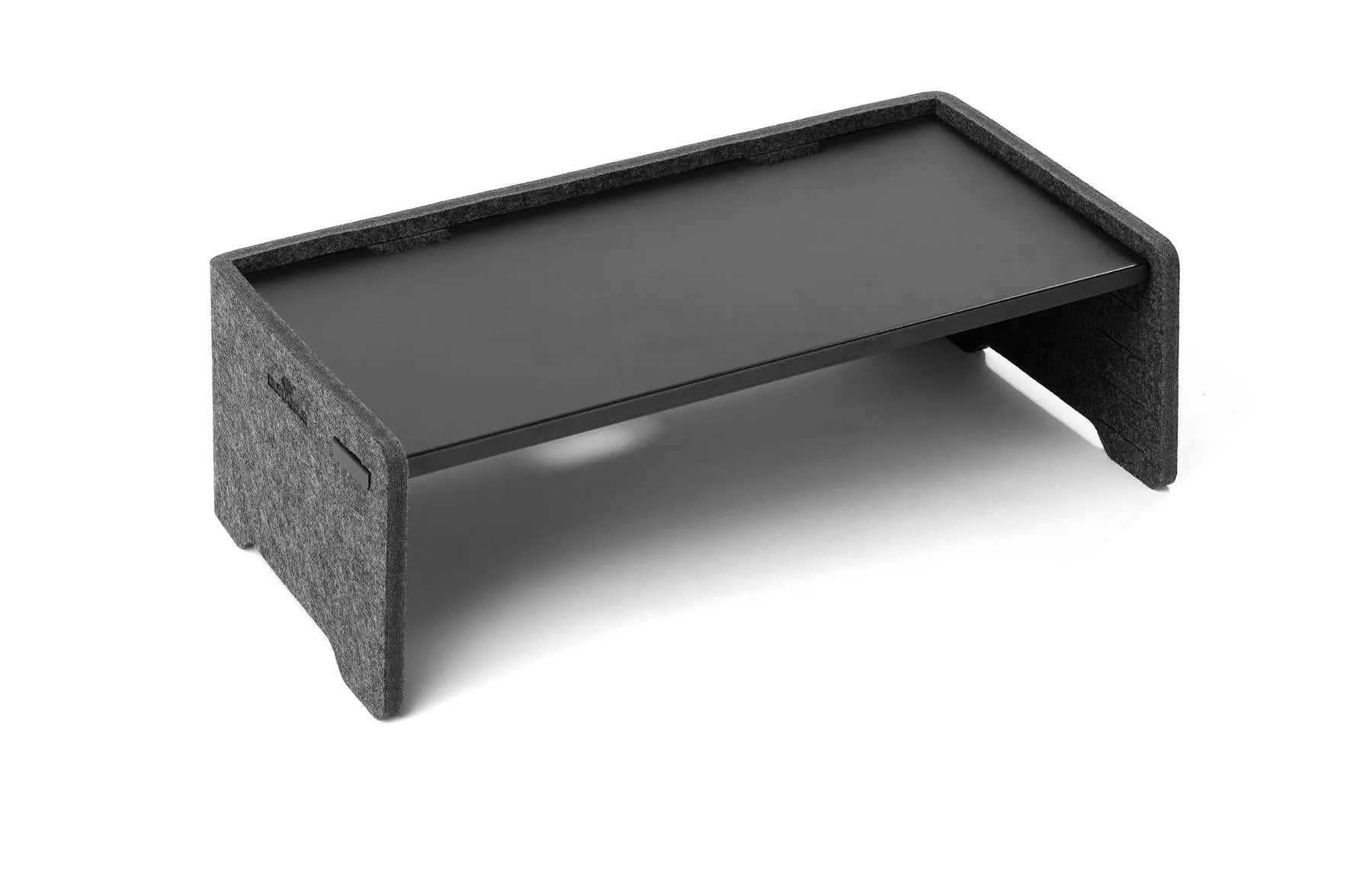 Durable Premium Felt Monitor Riser Laptop Stand | Height-Adjustable Shelf