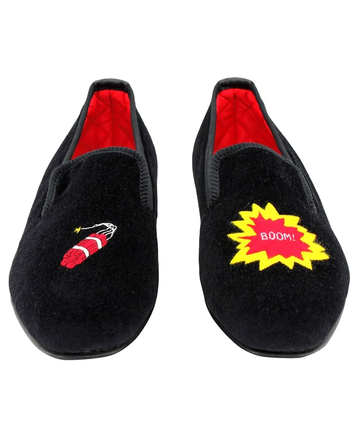 Explosion Velvet Slippers