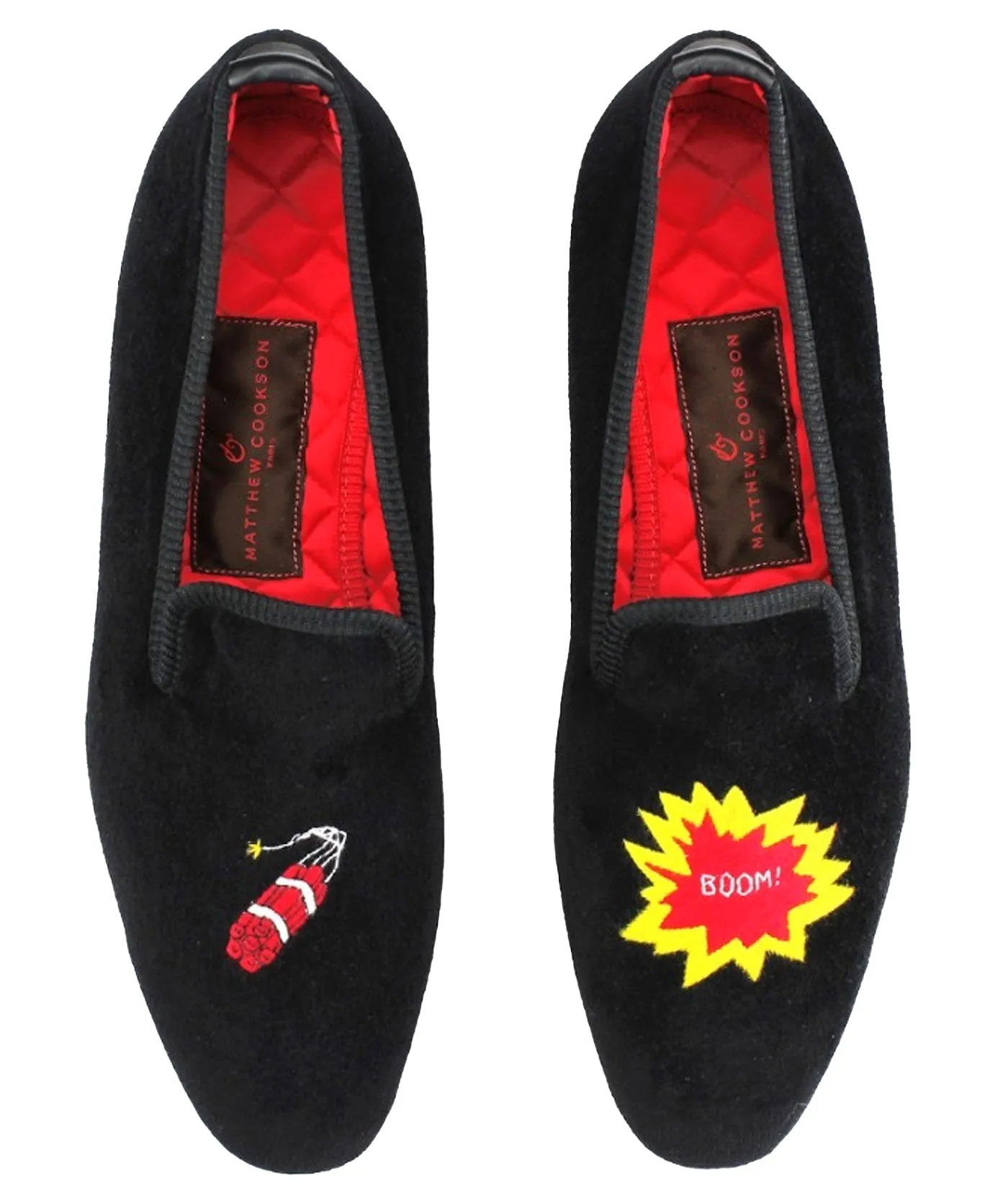 Explosion Velvet Slippers