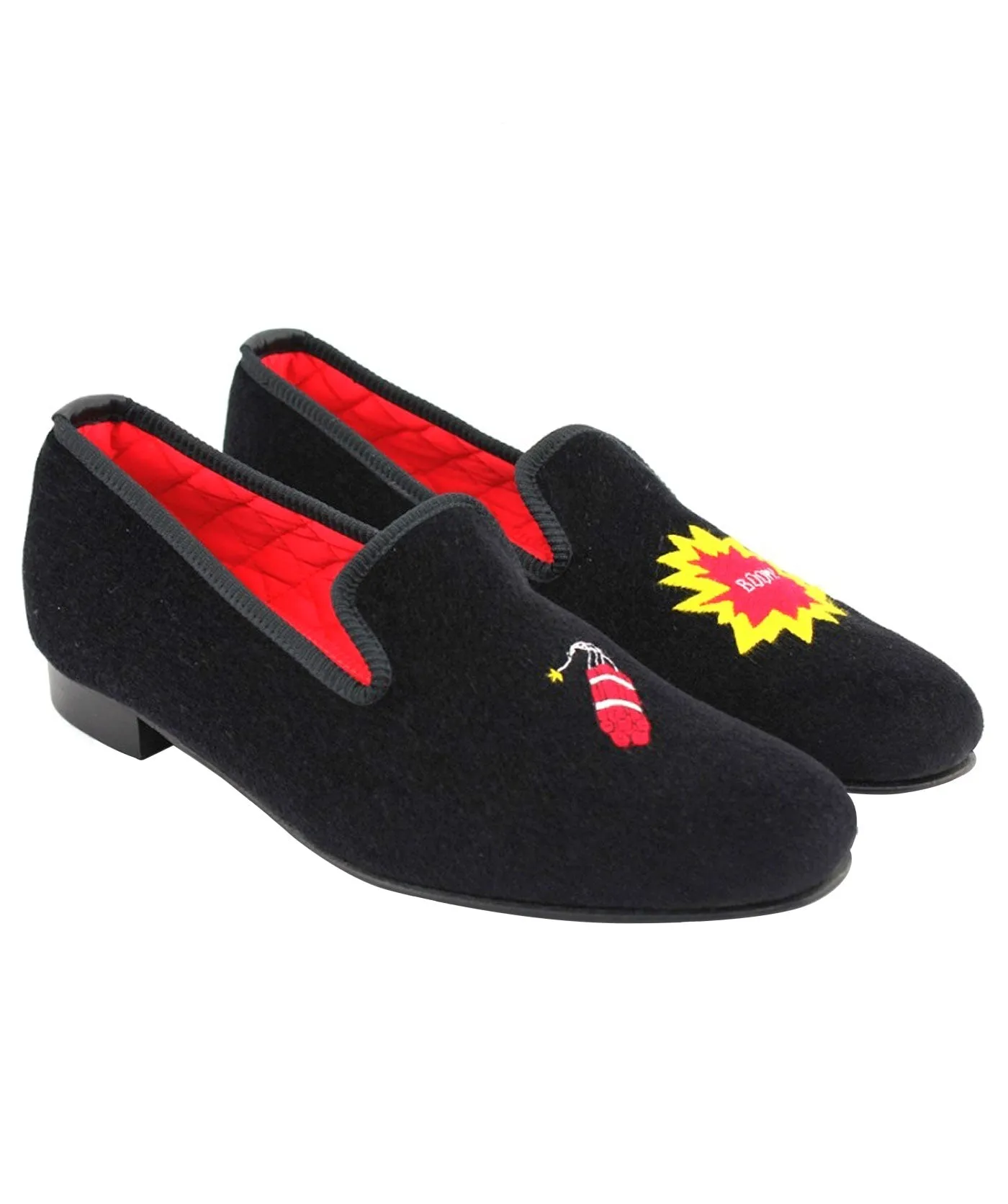 Explosion Velvet Slippers