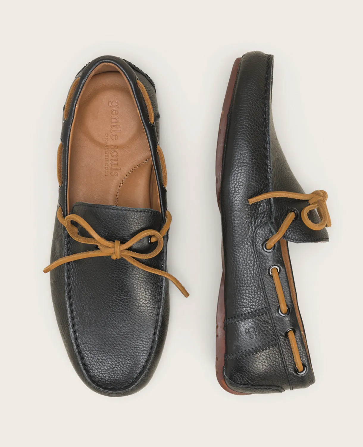 GENTLE SOULS - Nyle Leather Driver Boat Shoe