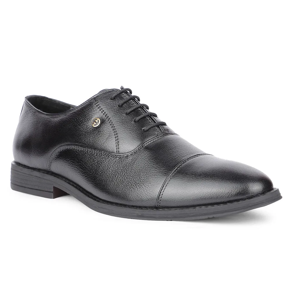 Healers Formal Black Lacing Derby Shoes For Men S201-04 By Liberty