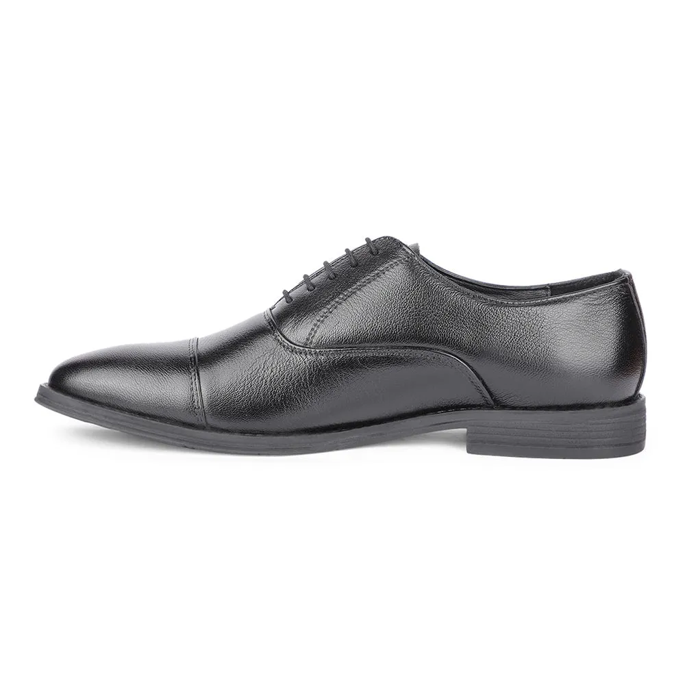 Healers Formal Black Lacing Derby Shoes For Men S201-04 By Liberty