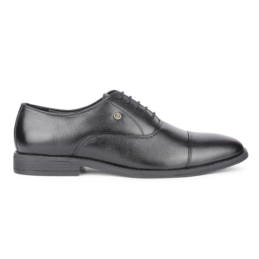 Healers Formal Black Lacing Derby Shoes For Men S201-04 By Liberty