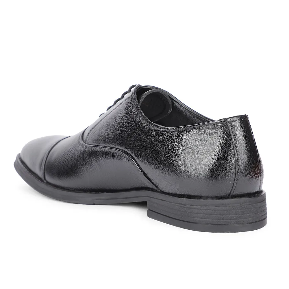 Healers Formal Black Lacing Derby Shoes For Men S201-04 By Liberty