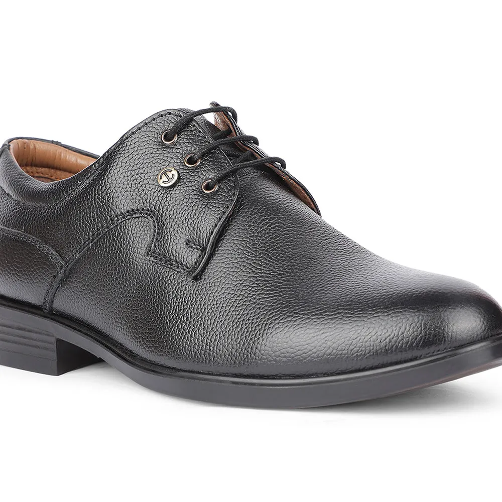 Healers Formal Black Lacing Derby Shoes For Men S201-05 By Liberty