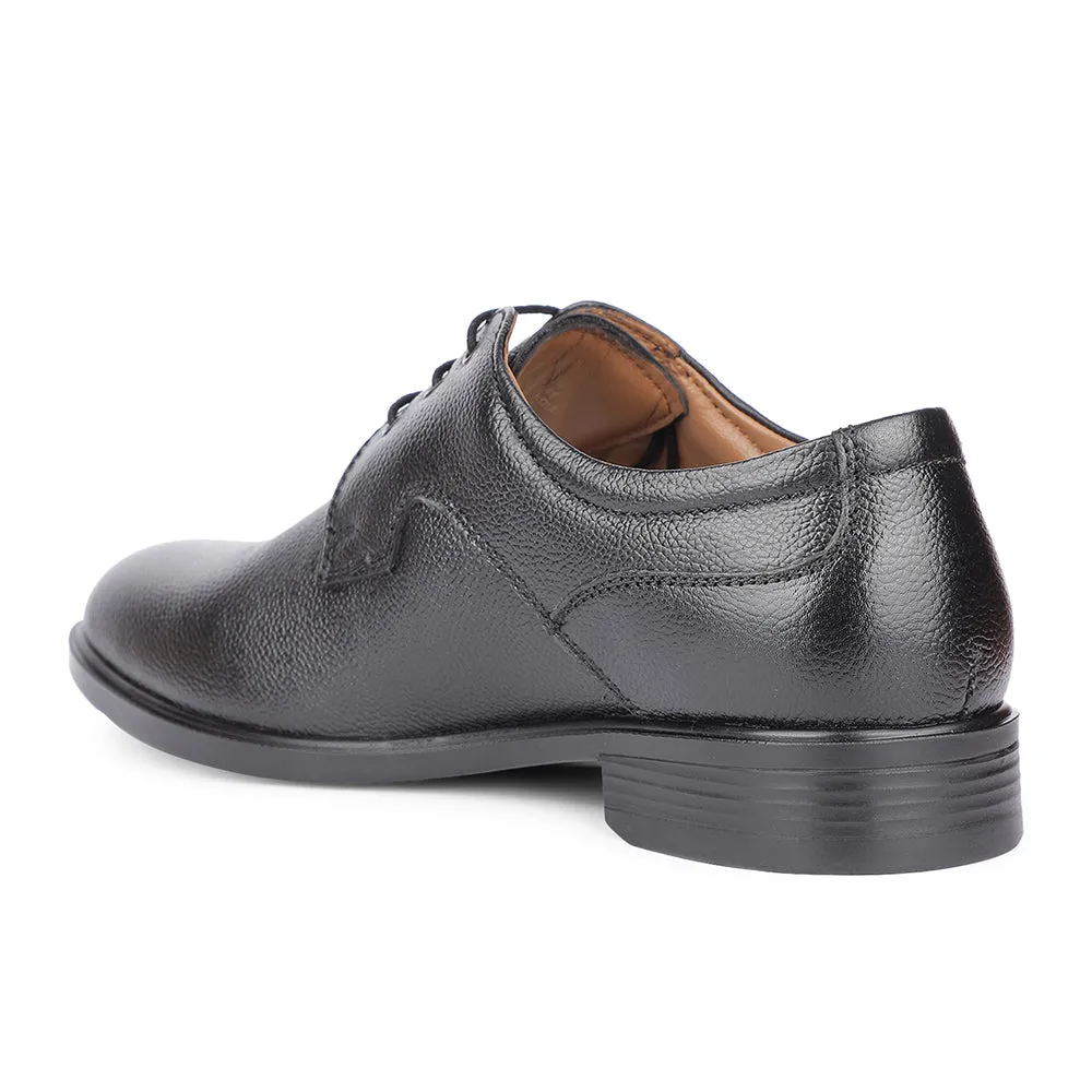 Healers Formal Black Lacing Derby Shoes For Men S201-05 By Liberty