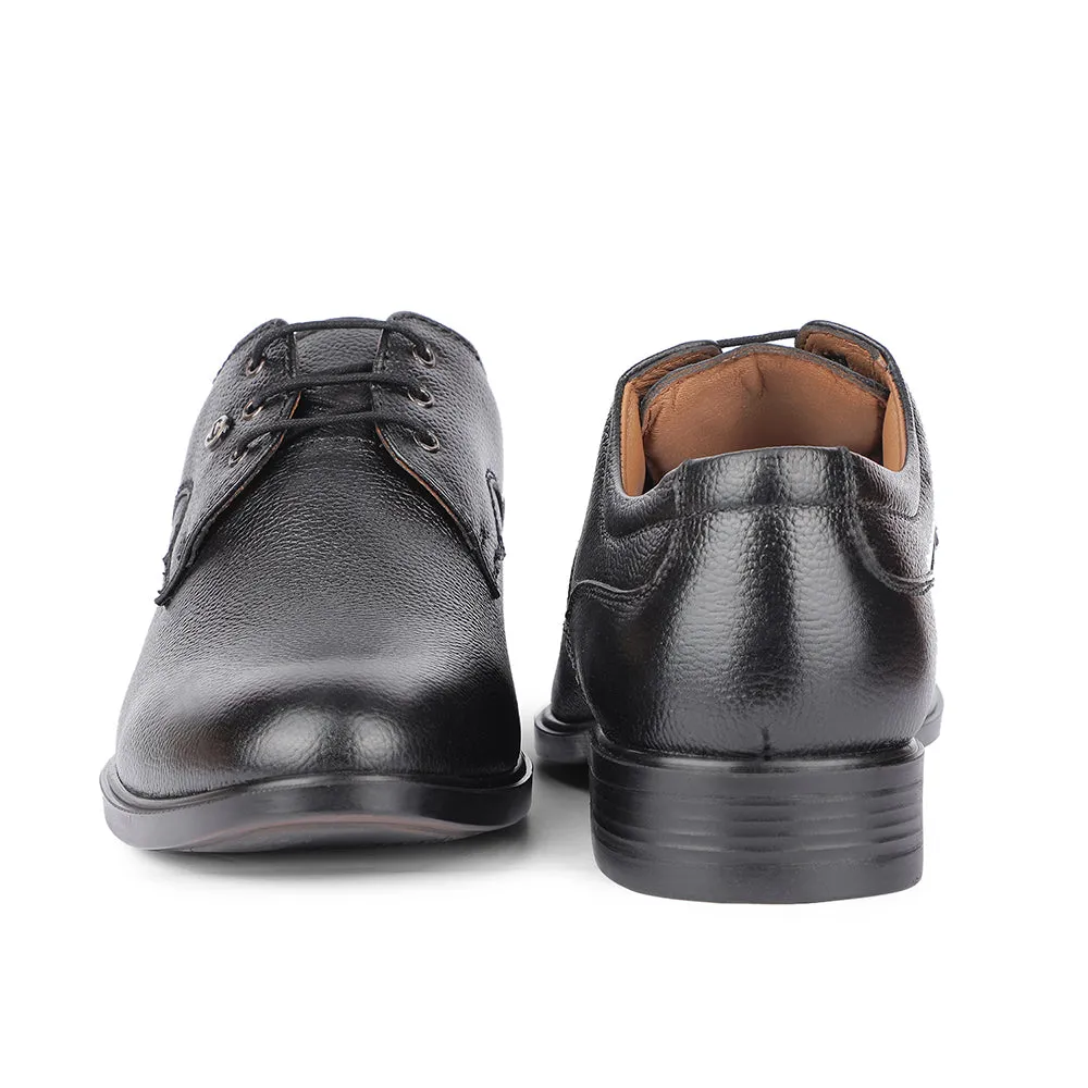 Healers Formal Black Lacing Derby Shoes For Men S201-05 By Liberty