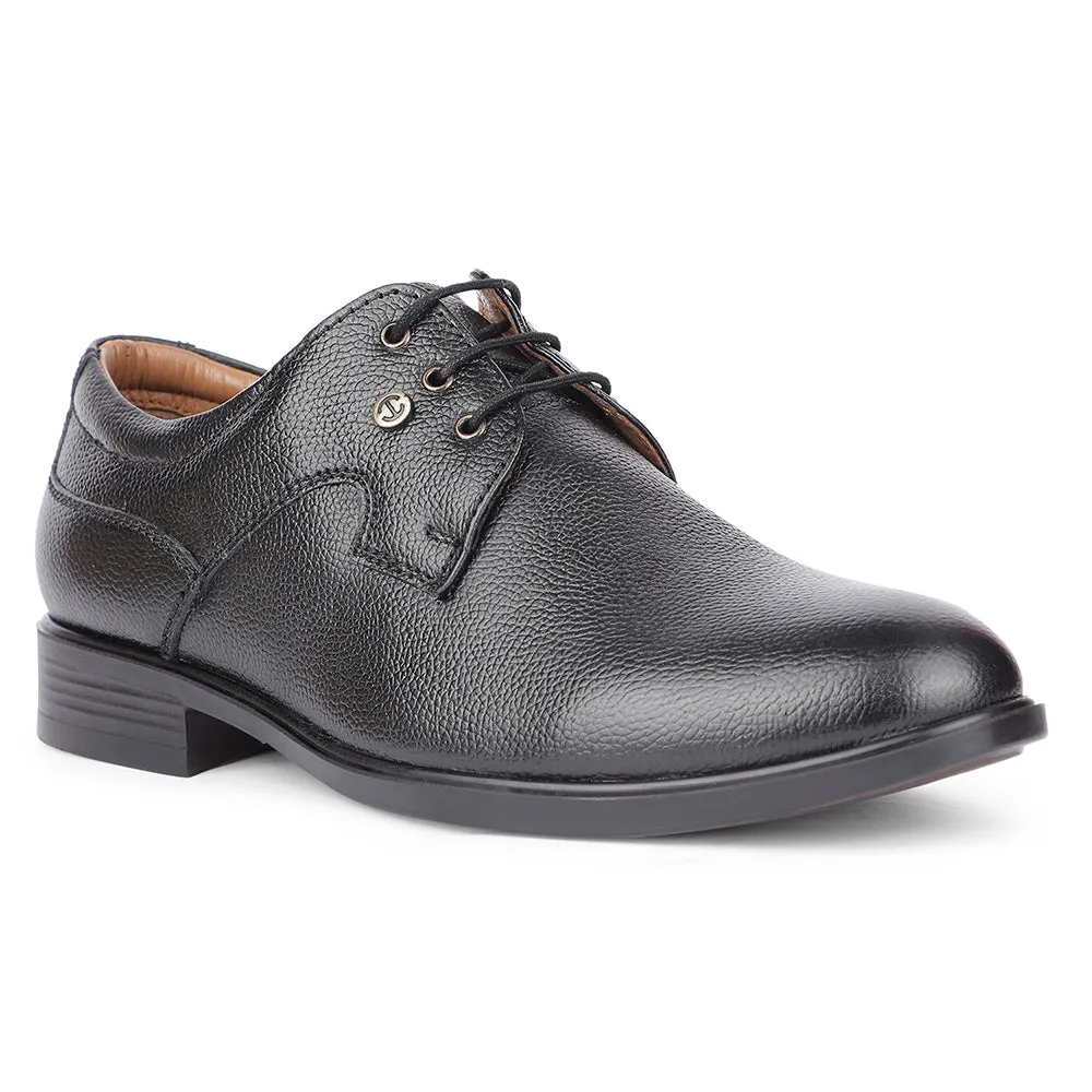 Healers Formal Black Lacing Derby Shoes For Men S201-05 By Liberty