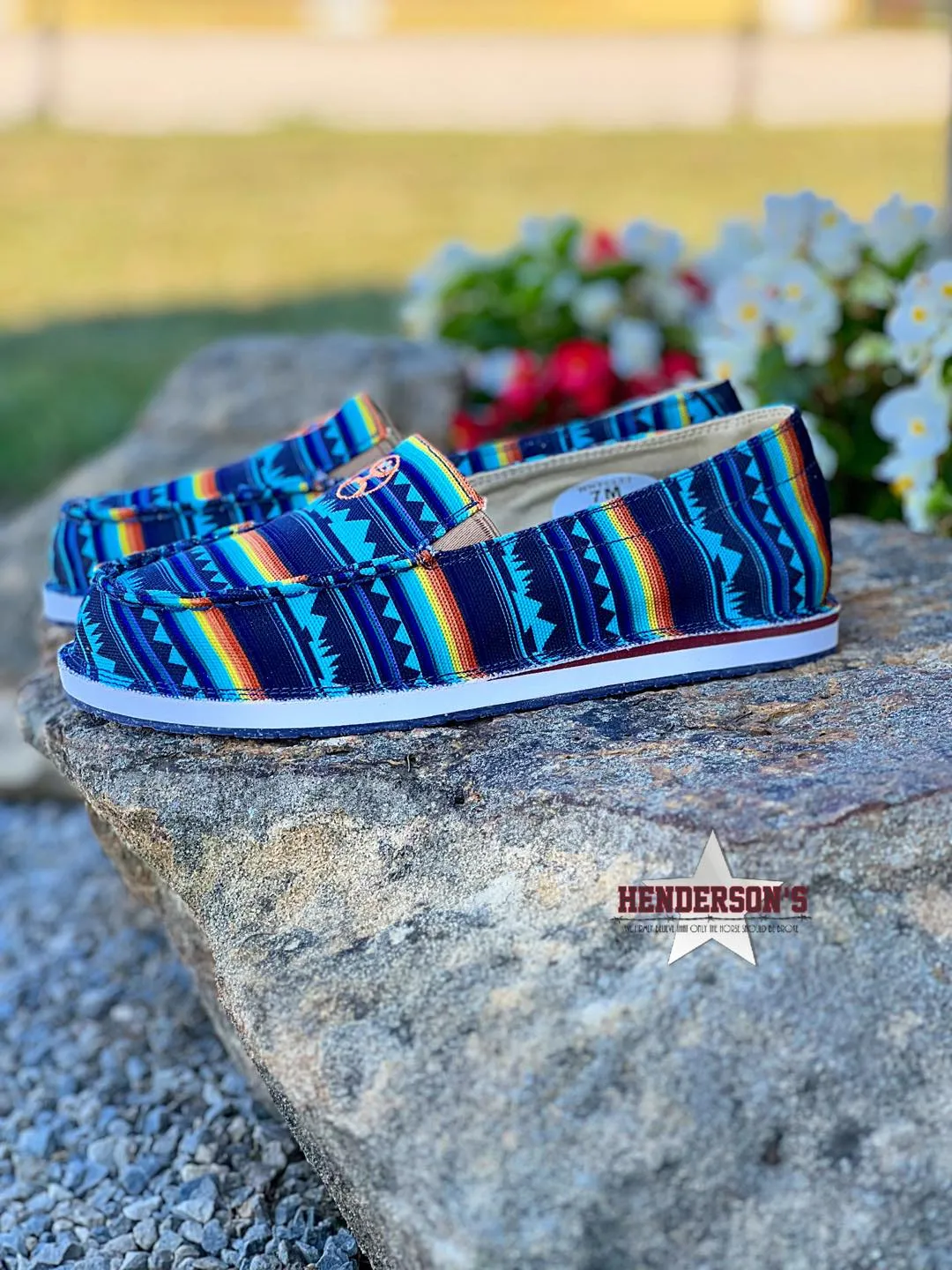 Hooey Slip-On by Twisted X ~ Blue Geo