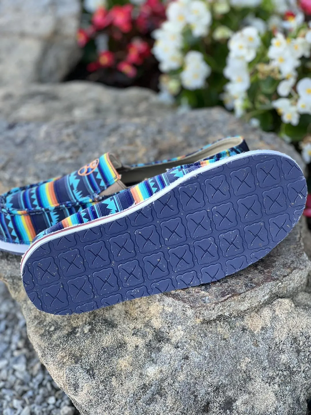 Hooey Slip-On by Twisted X ~ Blue Geo