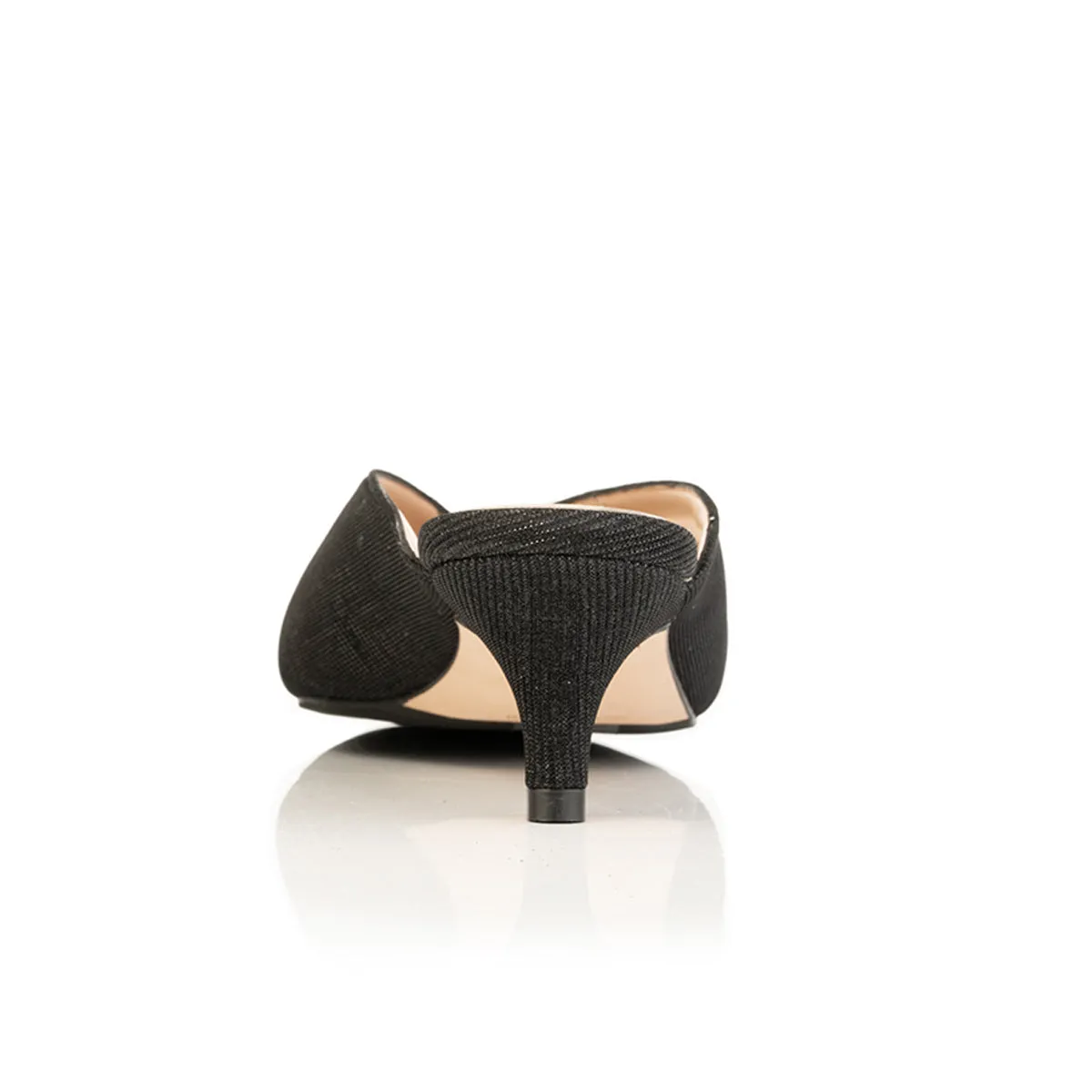 Jazz Extra-Wide Fit Mules - Black Shine