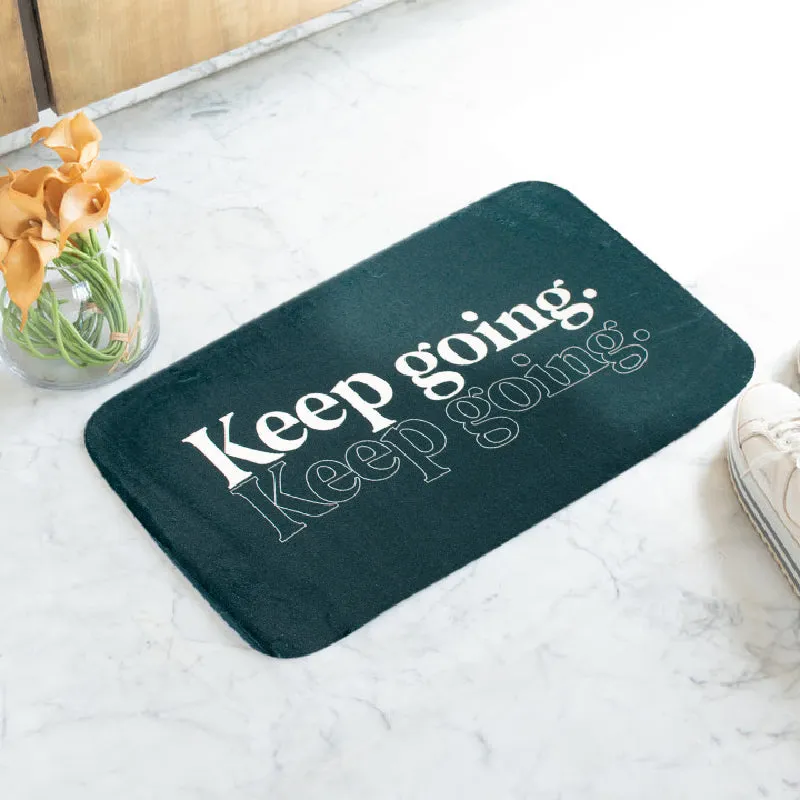 Keep Going Soft Feel Doormat