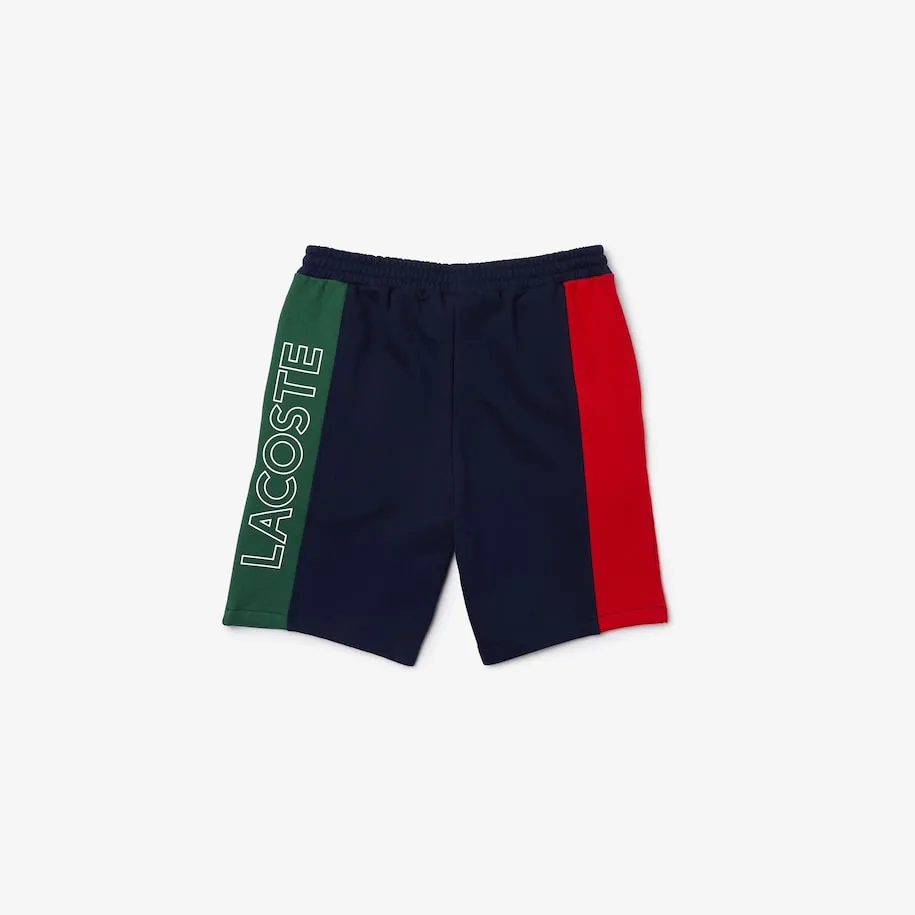 Lacoste Men's Branded Cotton Fleece Blend Shorts