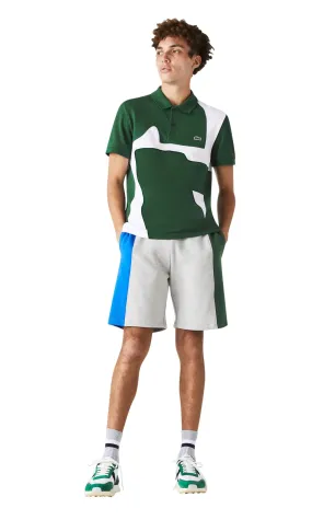 Lacoste Men's Branded Cotton Fleece Blend Shorts