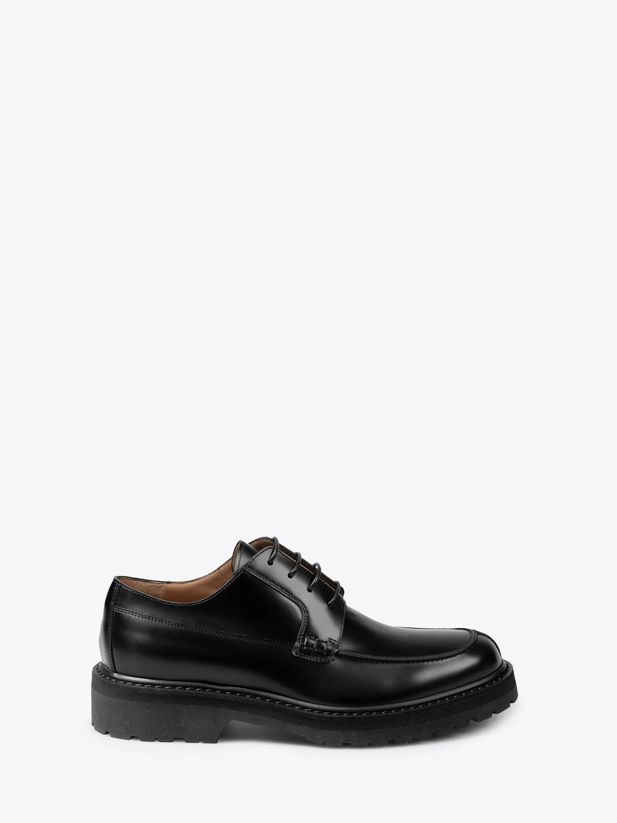 Leather derby shoes