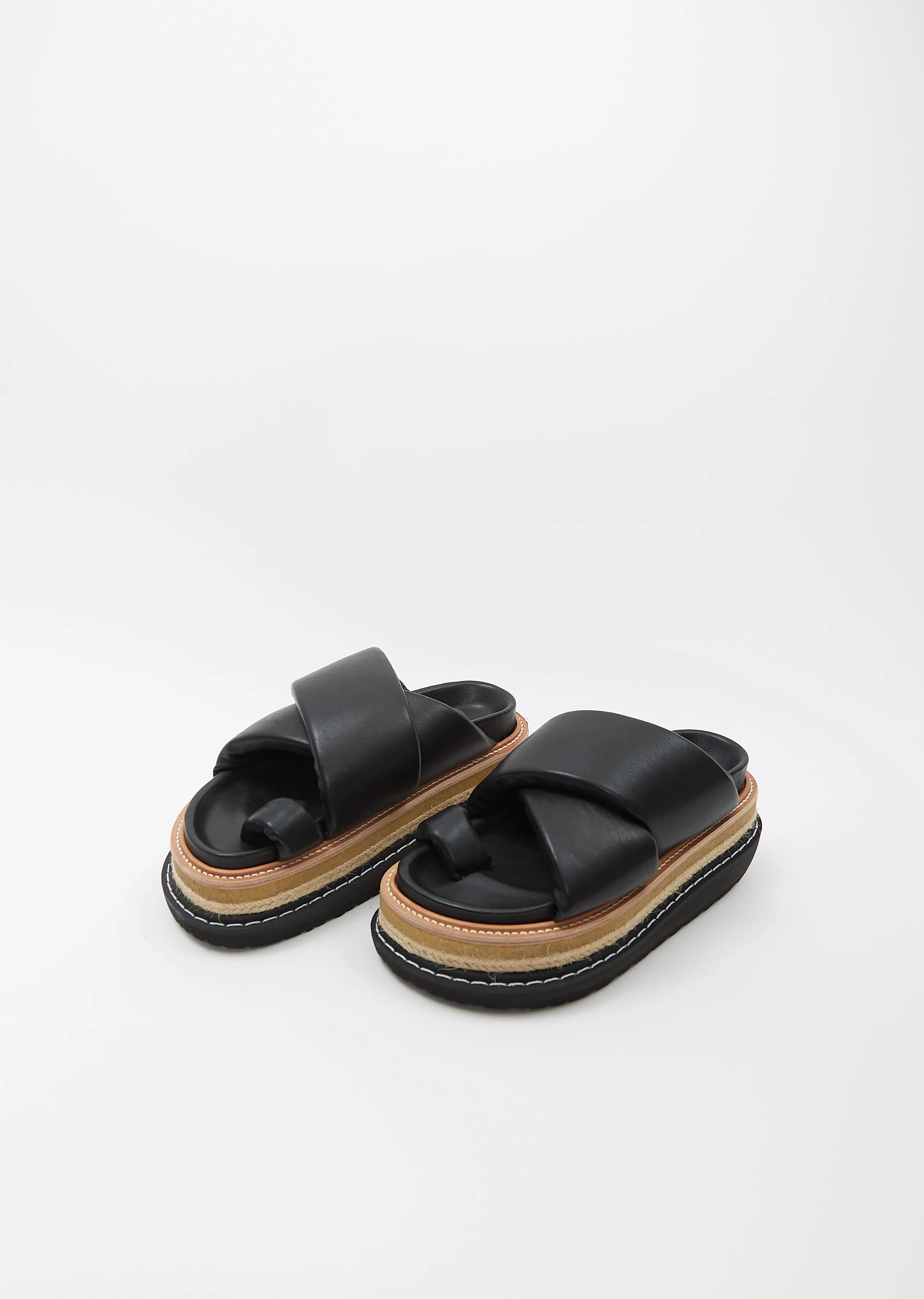 Leather Multiple Sole Sandals