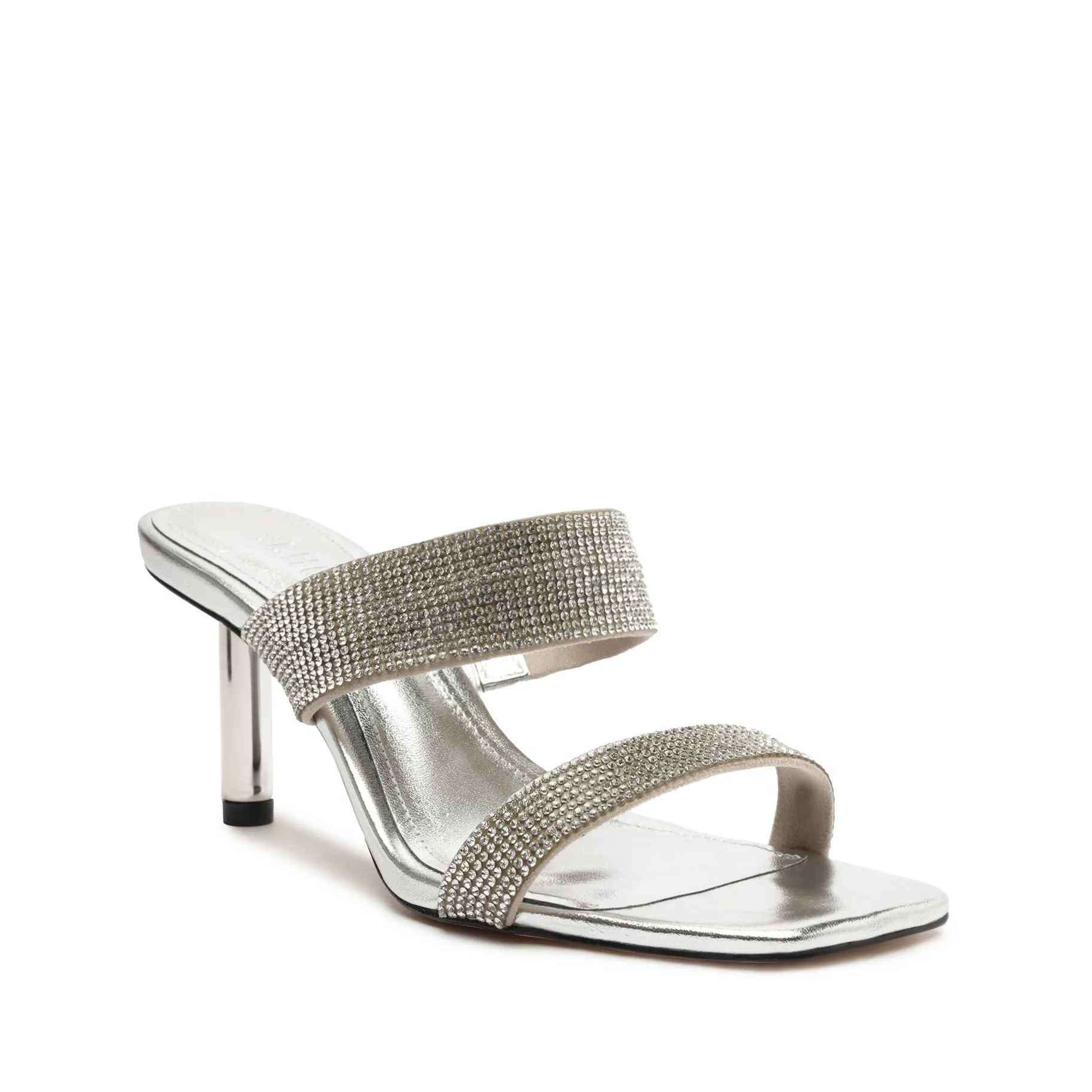 Liam Mid Metallic Nappa Leather Sandal