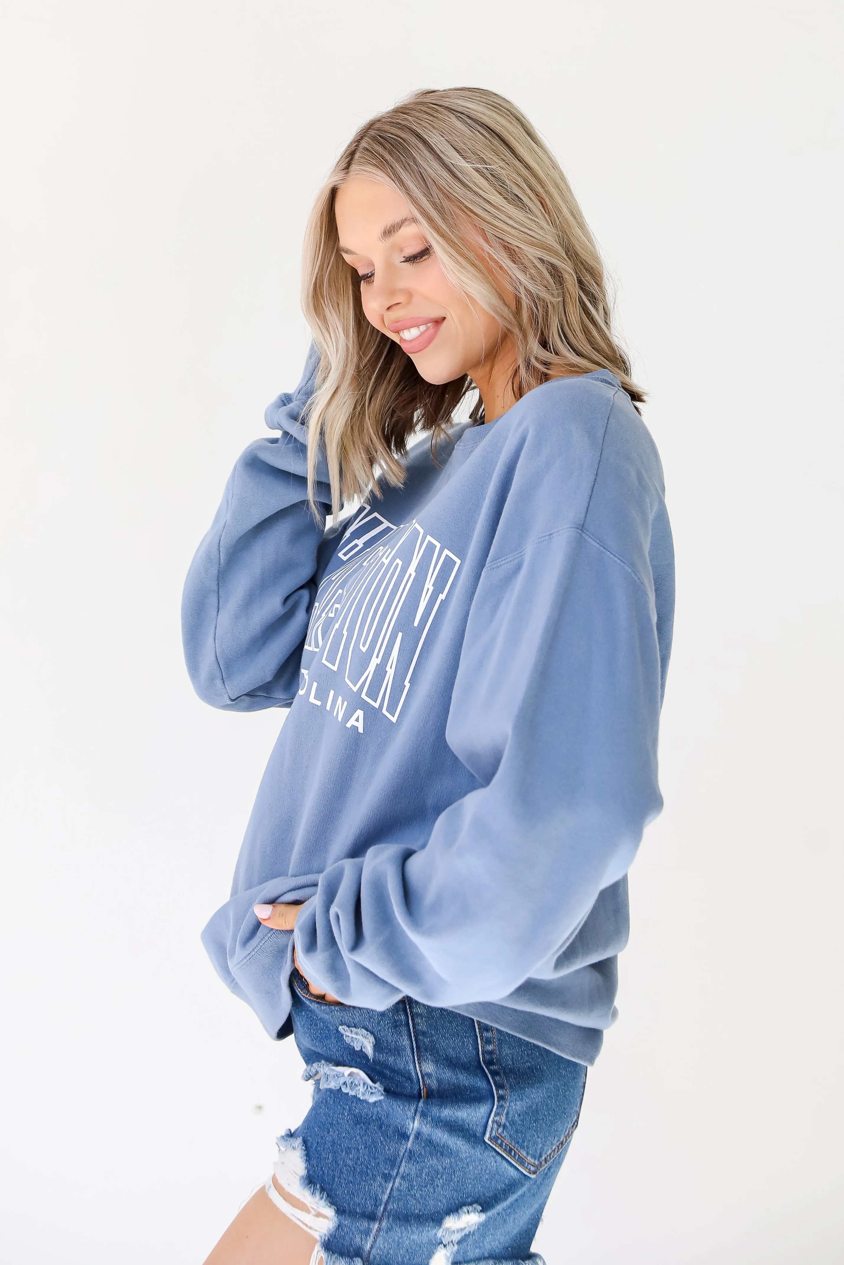 Light Blue Charleston South Carolina Sweatshirt