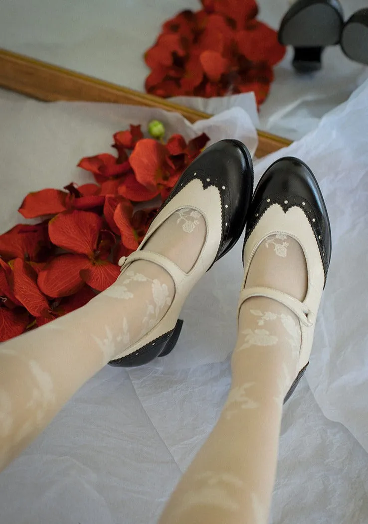 Margarita 玛格丽特 1920s Schoolgirl Reproduction Cowhide Leather Shoe