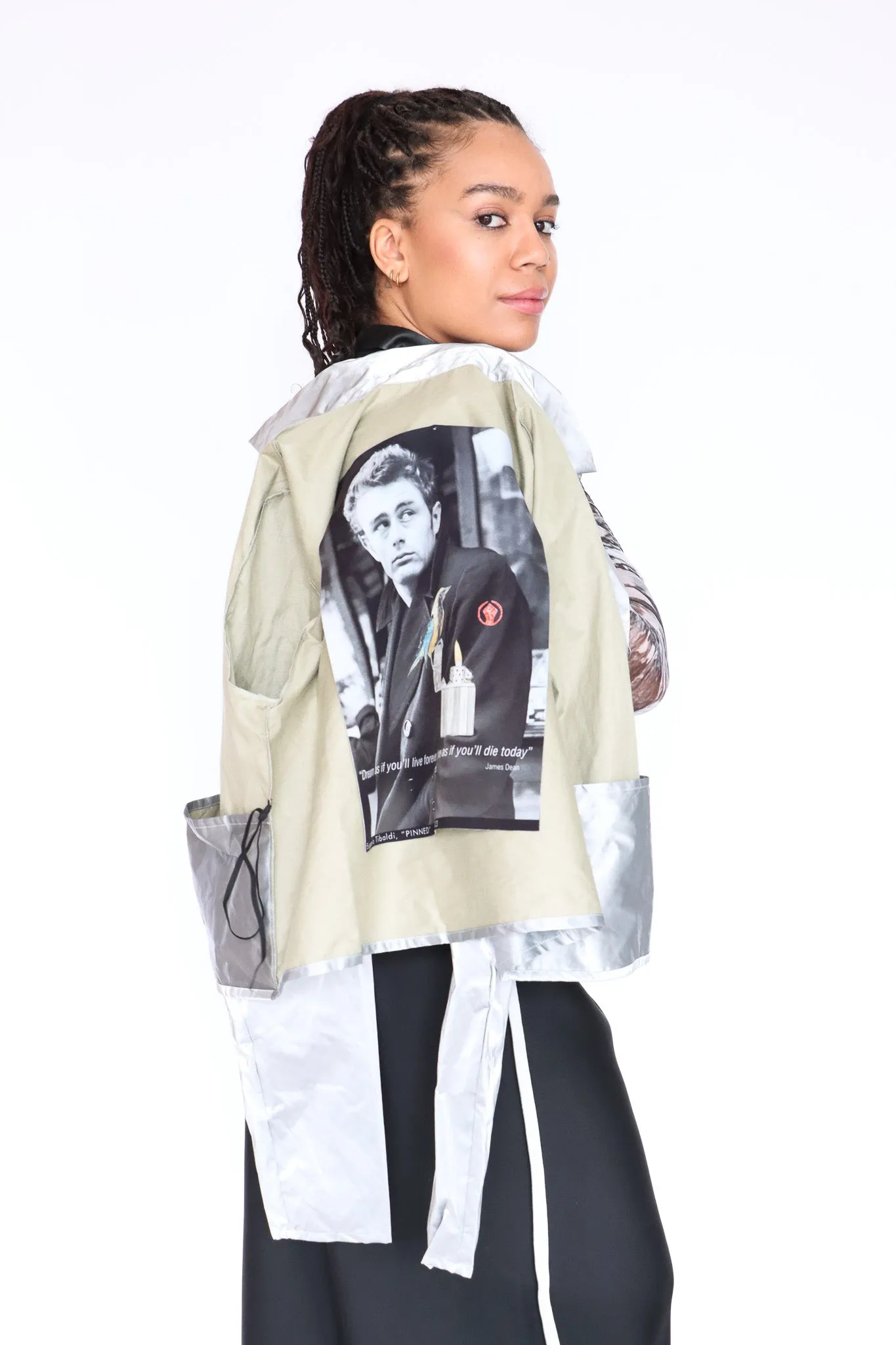 maria calderara Silver Short Jacket