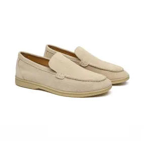 Men's Old Money Suede Slip On Loafers