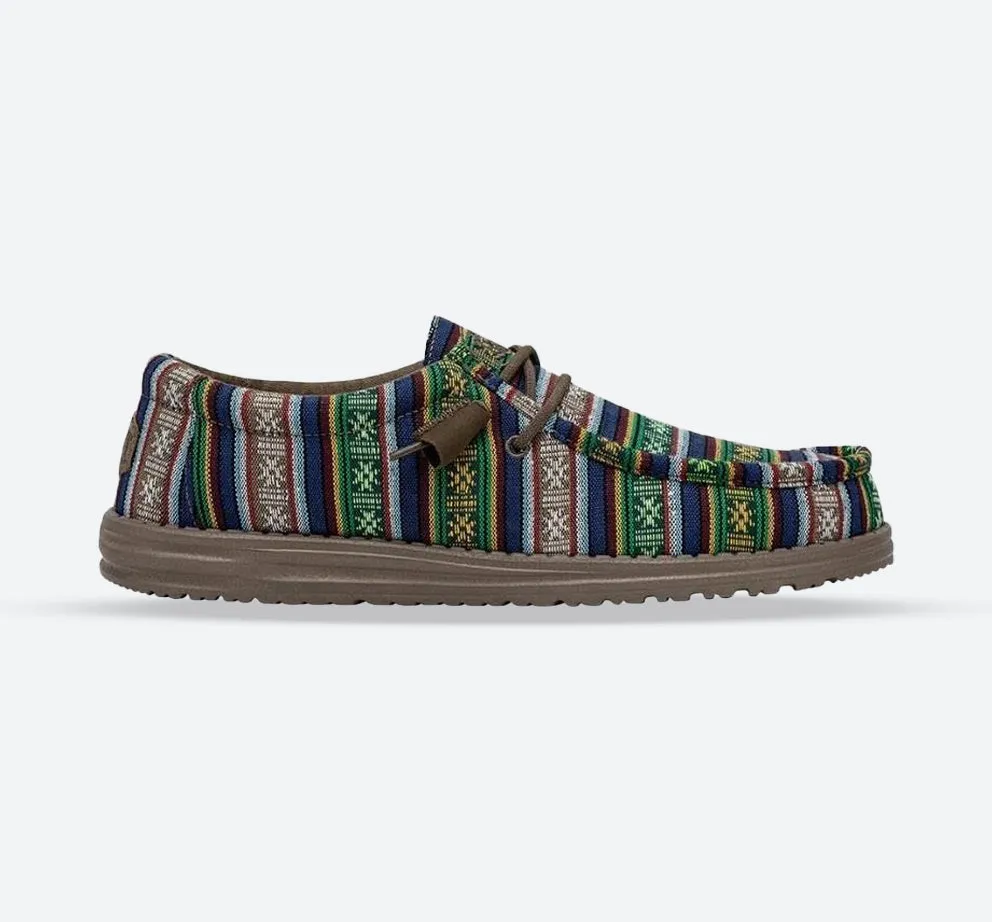 Men's Wide Fit Heydude Classic Wally Serape Shoes