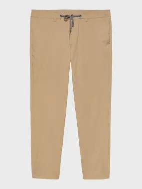 MERSINO MILANO EDITION BEIGE DRAWSTRING TROUSERS - DESIGN IN ITALY