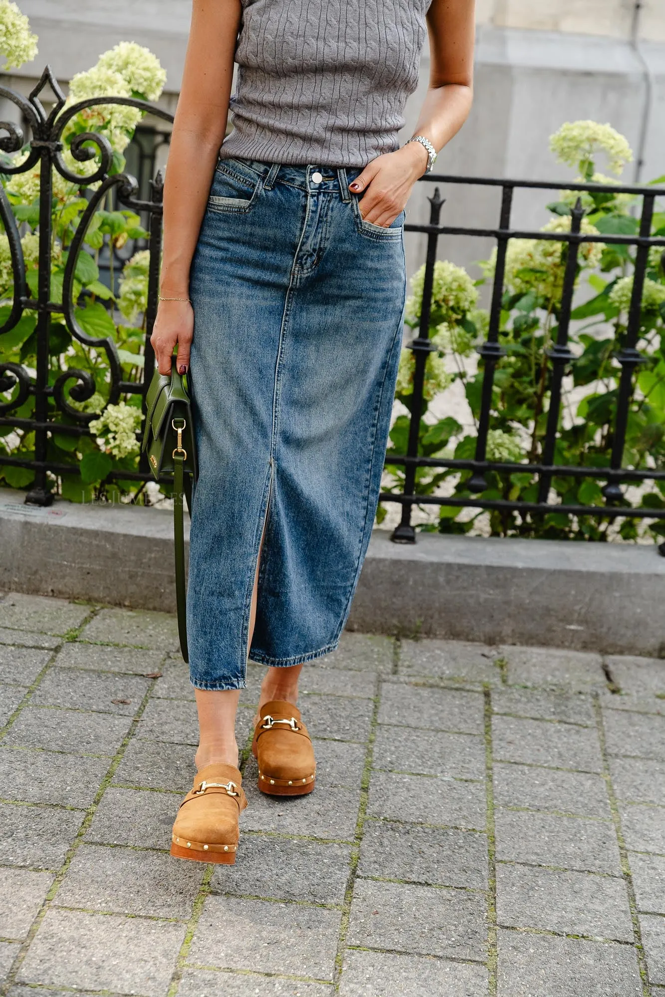 Millie denim skirt