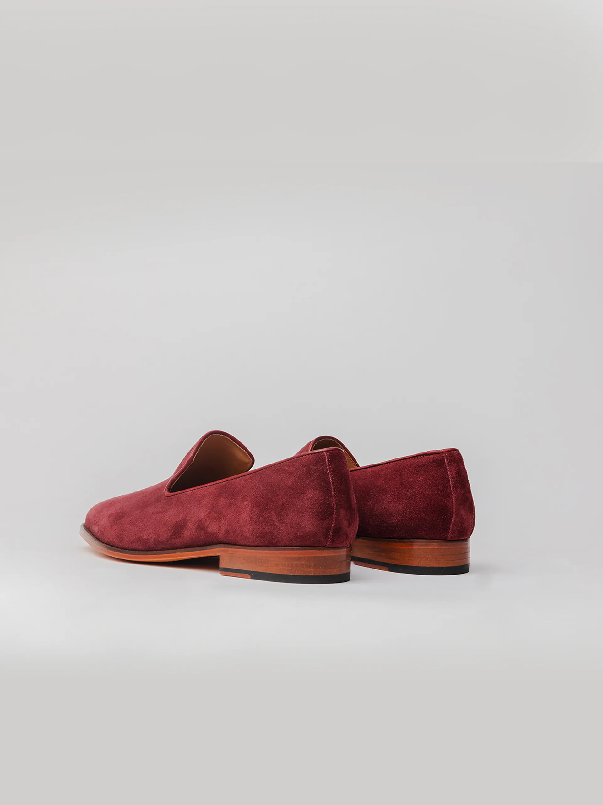 Murano Loafer - Burgundy Suede