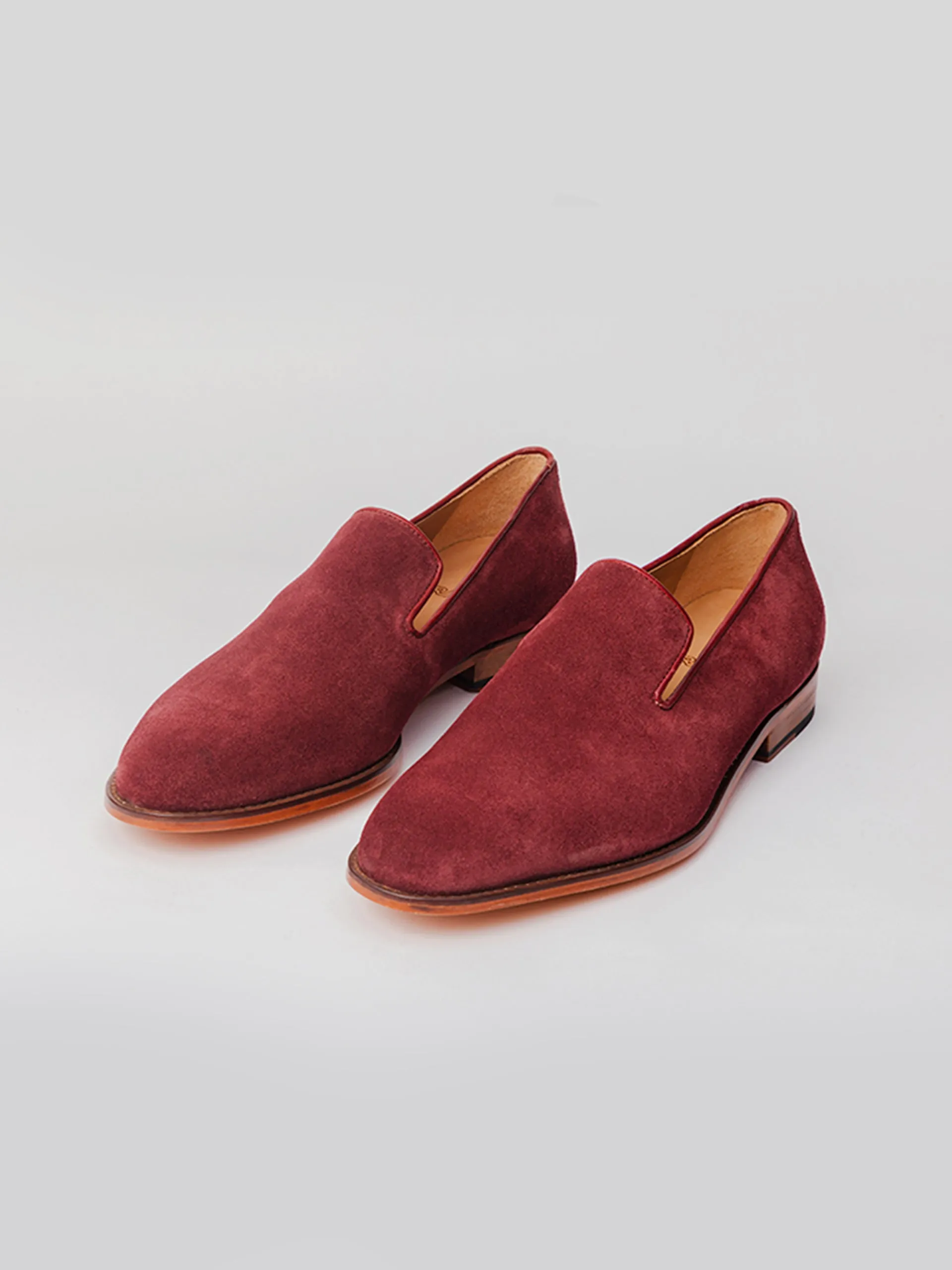 Murano Loafer - Burgundy Suede