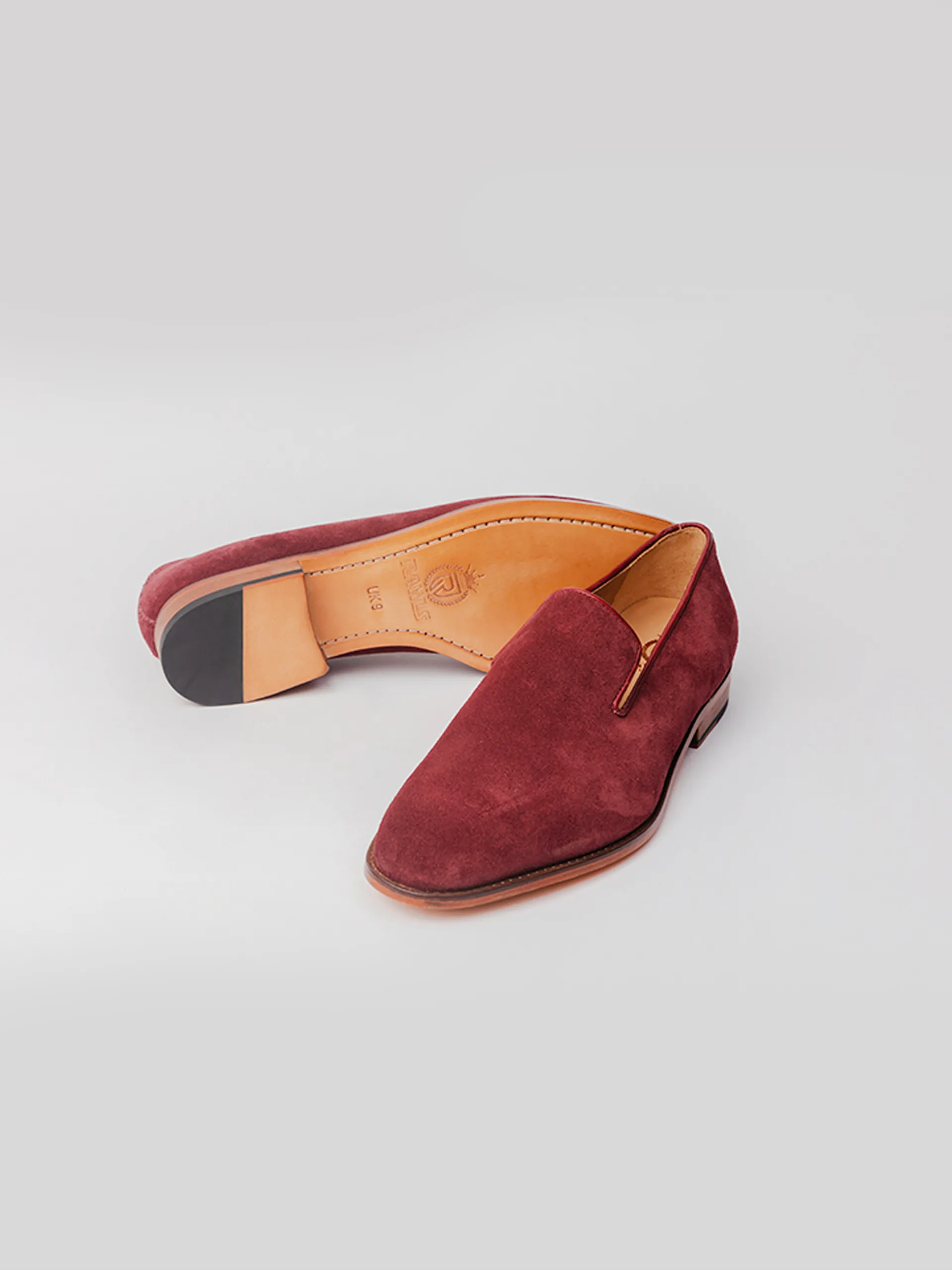 Murano Loafer - Burgundy Suede