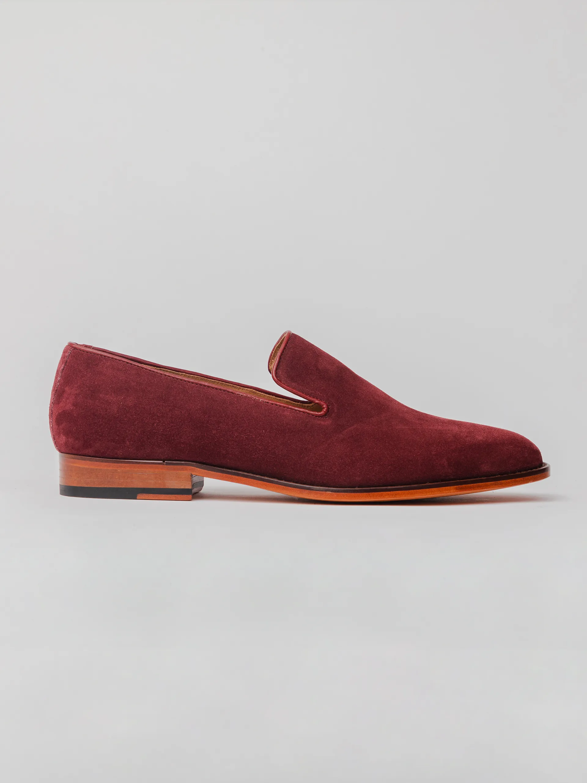 Murano Loafer - Burgundy Suede